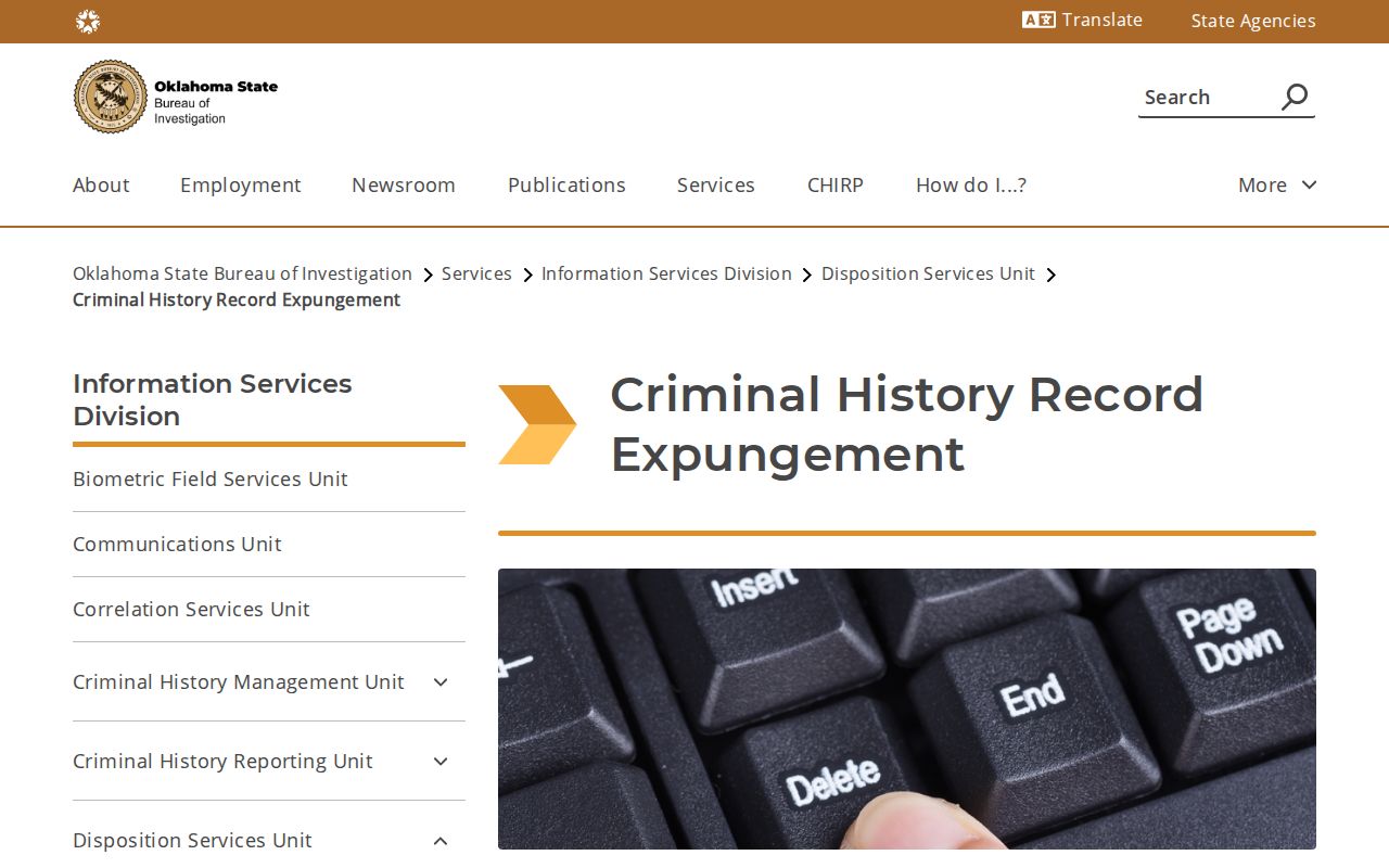 Oklahoma expungement guidance affecting Adair County released mugshot access